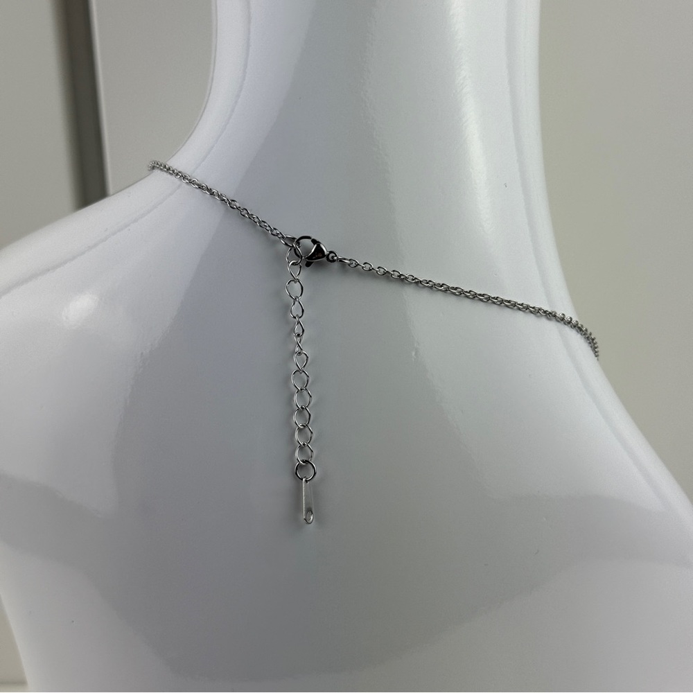 Dainty Yellow Sunflower Silver O-Ring Pendant Necklace Jewelry Flower Floral NEW - Picture 9 of 16